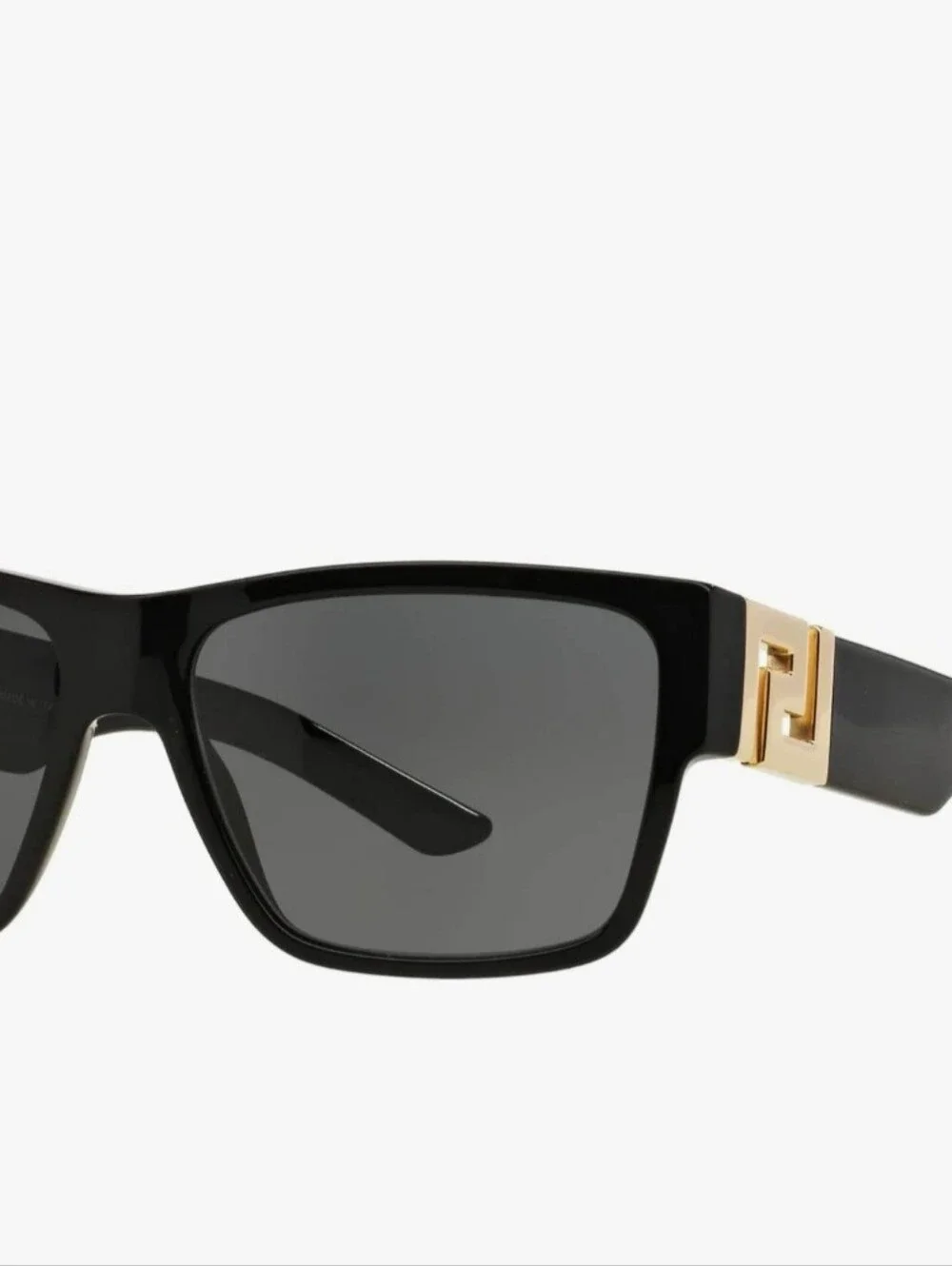 Black Sunglasses with Gold Accent - Men's Fashion AccessoryVersace Men's VE4296